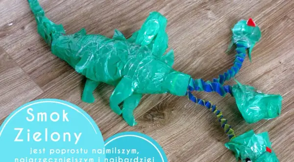 Smok z butelek PET: Przemień plastik w dzieło sztuki! Poradnik DIY