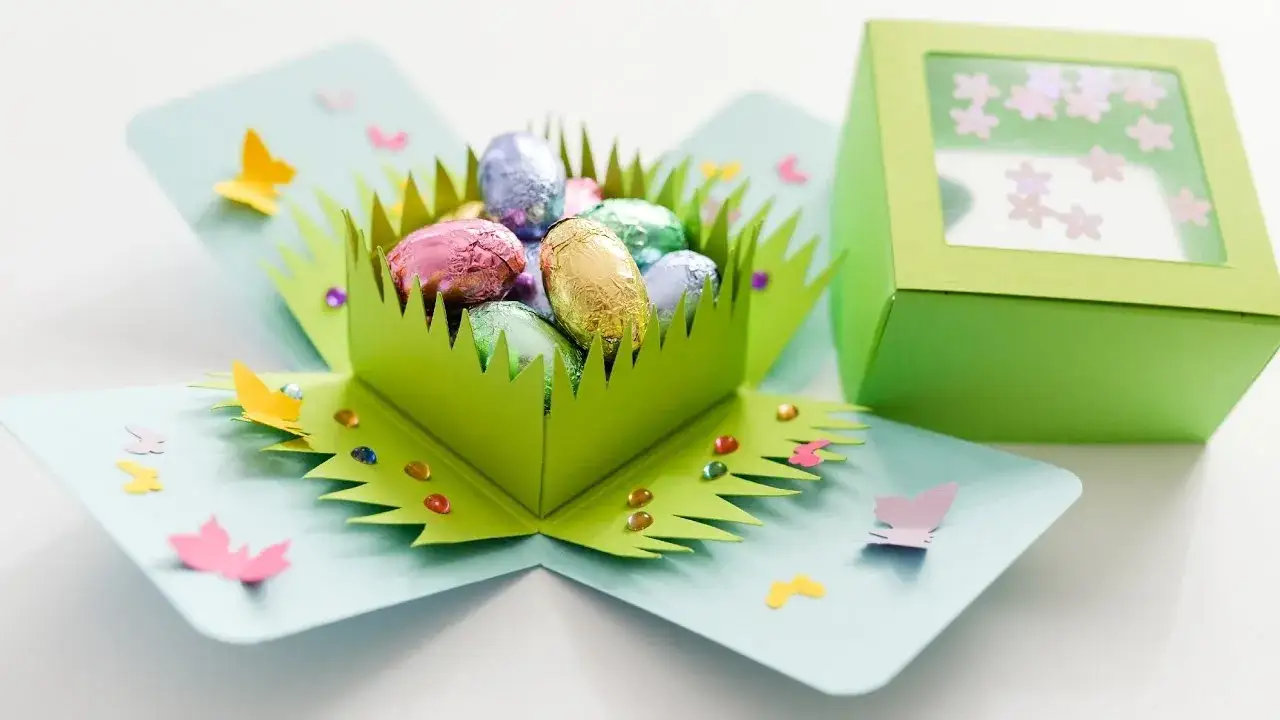 pomysły na dekoracje explosion box